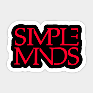Simple Minds Sticker
